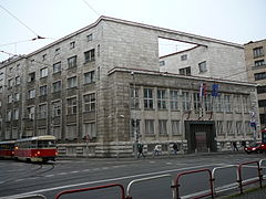 Budova Národní banky česko-slovenské v Bratislavě