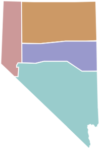 Regio's van Nevada