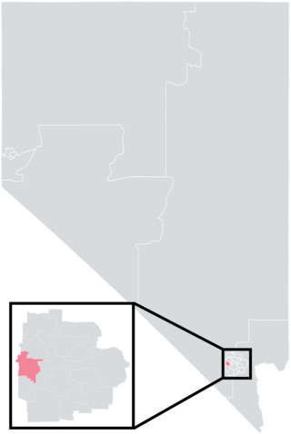 <span class="mw-page-title-main">Nevada's 8th Senate district</span> American legislative district