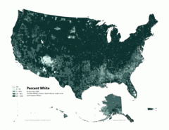 Percent of White Americans