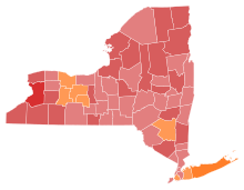 Results by county:
.mw-parser-output .legend{page-break-inside:avoid;break-inside:avoid-column}.mw-parser-output .legend-color{display:inline-block;min-width:1.25em;height:1.25em;line-height:1.25;margin:1px 0;text-align:center;border:1px solid black;background-color:transparent;color:black}.mw-parser-output .legend-text{}
Townsend
50-60%
60-70%
70-80%
Berntsen
50-60%
60-70% New York U.S. Senate Republican primary, 2010.svg