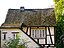 Half-timbered home in Niedergasse, Seckbach, Frankfurt, Hesse, Germany