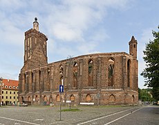 Ruine der Stadt-und Hauptkirche (heute Gubin)