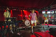Bilder vom Zelt Musik Festival 2022 in Freiburg im Breisgau Die Gruppe ok.danke.tschüss am 13.07.2022