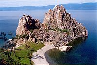 Der Schamanen-Stein bei Olchon am Baikalsee