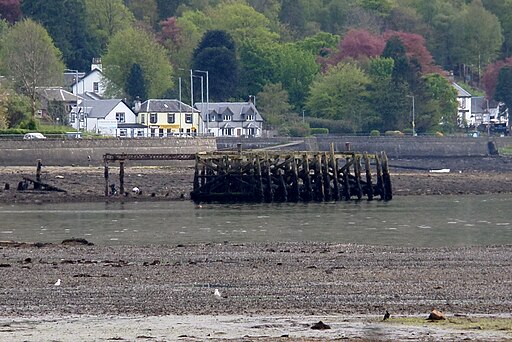 Old Arrochar Pier, Loch Long, Argyll and Bute, Scotlland