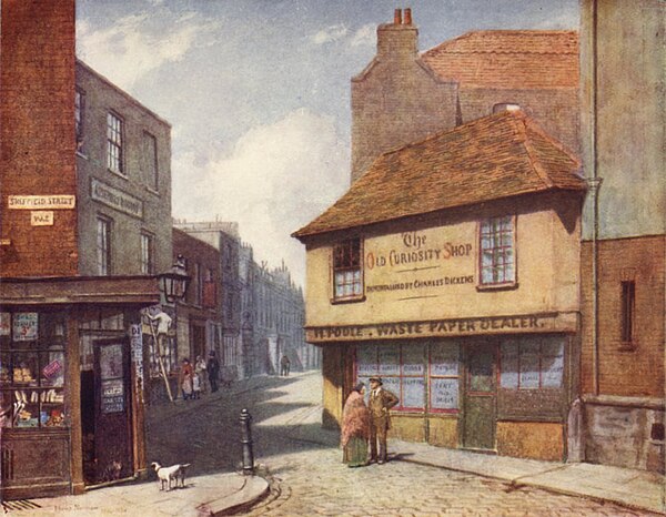 Old Curiosity Shop, Portsmouth Street, 1884 by Philip Norman
