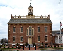 The Old State House in Dover, Delaware. Old State House, Dover, March 2013.jpg