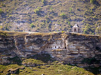 Cave churches at Old Orhei, part of the only national park in the country Orhei Vechi, Moldova - Flickr - Dave Proffer (13).jpg