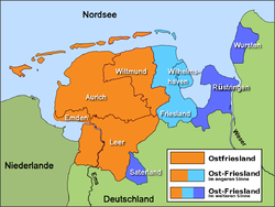 Hail Oostfraislaand in Nordduutslaand