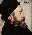 Henrik Pontoppidan, door P.S. Krøyer