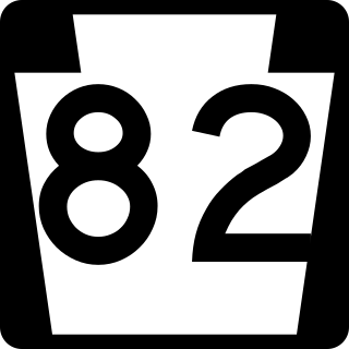 Pennsylvania Route 82 State highway in Chester County, Pennsylvania, United States