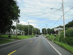 PA 44 southbound entering Allenwood