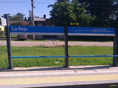 Cómo llegar a Estación La Reja en transporte público - Sobre el lugar