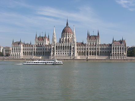 The Hungarian national parliament