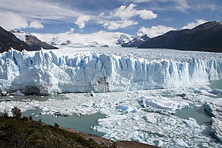 Lake below Perito Moreno, Argentina