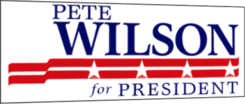 Wilson's presidential campaign logo Pete Wilson presidential campaign, 1996.png