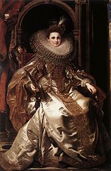 Portrait of Marchesa Maria Serra Pallavicino 1606