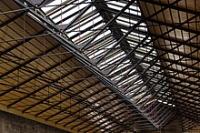 A roof was added to the station in the late 2000s. Pickering railway station MMB 08.jpg