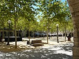 Català: Plaça Major, o la Plaça. Pl. Major (Banyoles). This is a photo of a historical area listed in the Spanish heritage register of Bienes de Interés Cultural under the reference RI-53-0000511. Object location 42° 07′ 05.05″ N, 2° 45′ 55.37″ E  View all coordinates using: OpenStreetMap