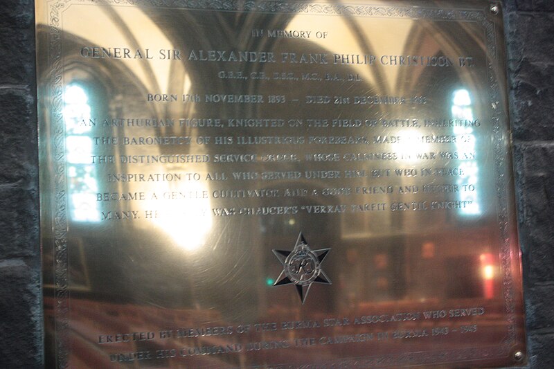 File:Plaque to General Philip Christison, St Mary's Episcopal Cathedral, Edinburgh.JPG