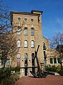 Plate House at Burrell's Wharf, Millwall, built c.1860. [740]