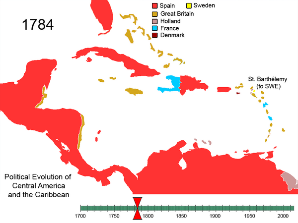 The Spanish Empire 600px-Political_Evolution_of_Central_America_and_the_Caribbean_1784