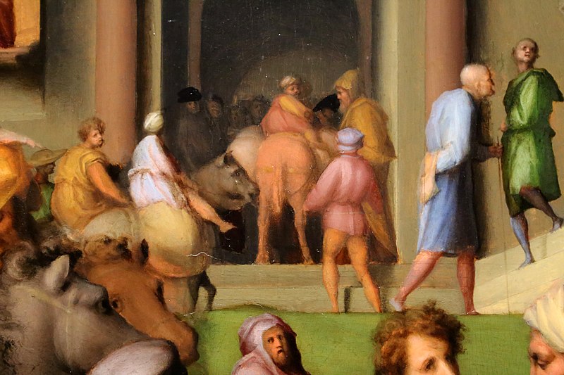 File:Pontormo, giuseppe venduto a putifarre, 1515 ca., dalla camera nuziale borgherini 04.jpg