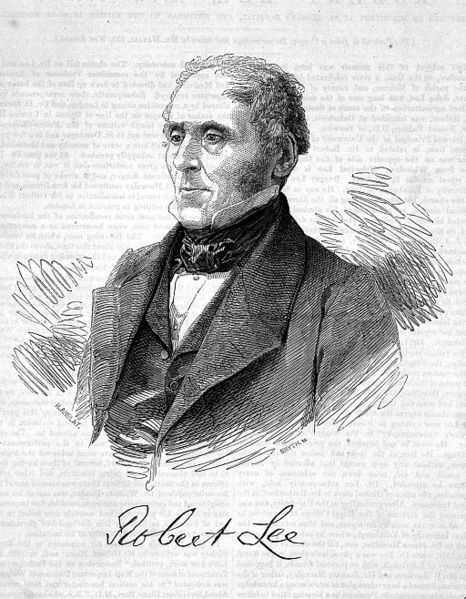 File:Portrait of Robert Lee, 1793-1877, from the Lancet, 1851 Wellcome L0003934.jpg