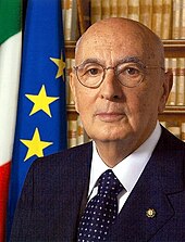 Giorgio Napolitano, prominent figure of the Italian Communist Party (until 1991) and President of Italy from 2006 to 2015 Presidente Napolitano.jpg