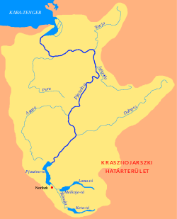 A Pjaszina vízgyűjtő medencéje