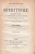 Vignette pour Qu’est-ce que le spiritisme&#160;?