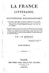 Quérard - La France littéraire, t. 1, 1827.djvu