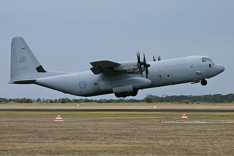 File:RAAF Lockheed Martin C-130J-30 YPMC Creek.jpg