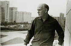 Святослав Рихтер на балконе гостиницы «Харьков». 1966 год