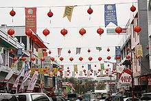 Lanterns hung around Senapelan street, the Pekanbaru Chinatown Red Lanterns Pekanbaru.jpg