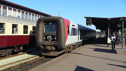 IC2 at Nykøbing Falster Station.