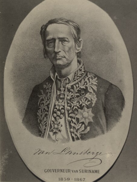 File:Reinhart Frans Cornelis van Lansberge, gouverneur van Suriname, KITLV 33038.tiff