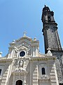 Facciata della chiesa di San Michele Arcangelo, Rezzoaglio, Liguria, Italia