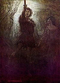 Sigmund (illustration d'Arthur Rackham pour Die Walküre, 1910)