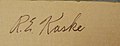 Robert Kaske signature