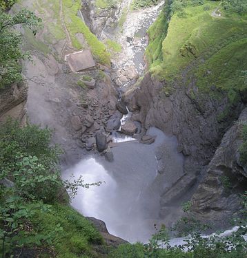 rocks at Reichenbach fall and Sherlock Holmes spirit