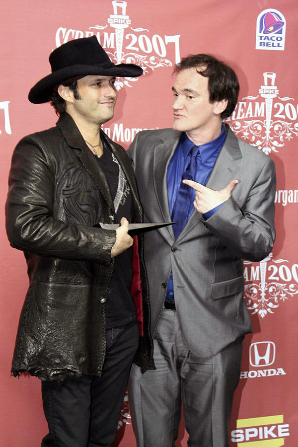 Rodriguez and Tarantino in 2007