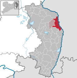 Kart over Rothenburg