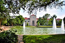 Built in 1939, the Roy G. Cullen Building is the first building on campus Roy Gustav Cullen Building.JPG