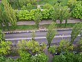 The Rusanovska Naberezhna, the main street in Rusanovka, as seen from my balcony.