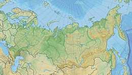 Вајгач на мапи Русије