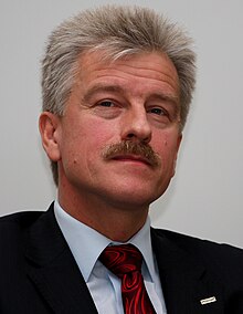 Ryszard Grobelny, PL Poznań, UAM WNPiD election debate (2010).jpg