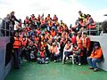 Asistentes al XII SAL en Chiloé (Chile, 2007).