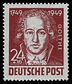 Johann Wolfgang von Goethe 1949, MiNr. 236